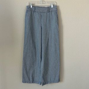 a new day Blue Striped Wide Leg Pants
